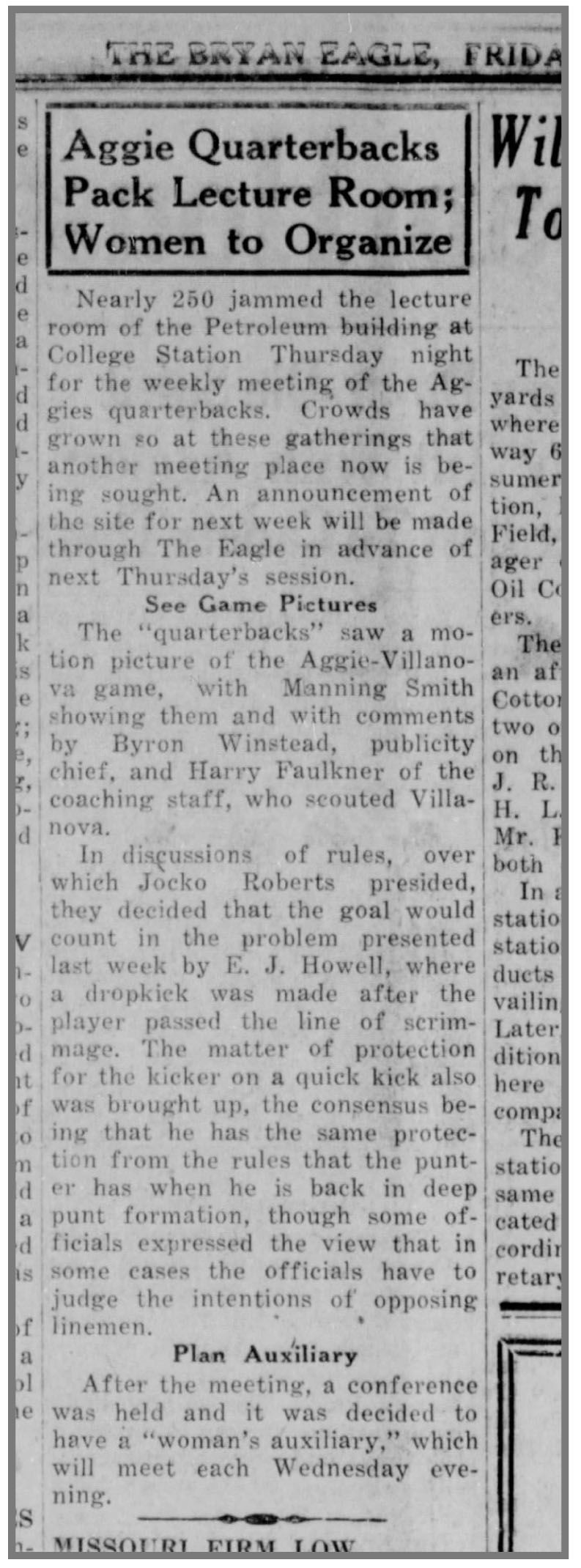 The Eagle Archives: October 20, 1939